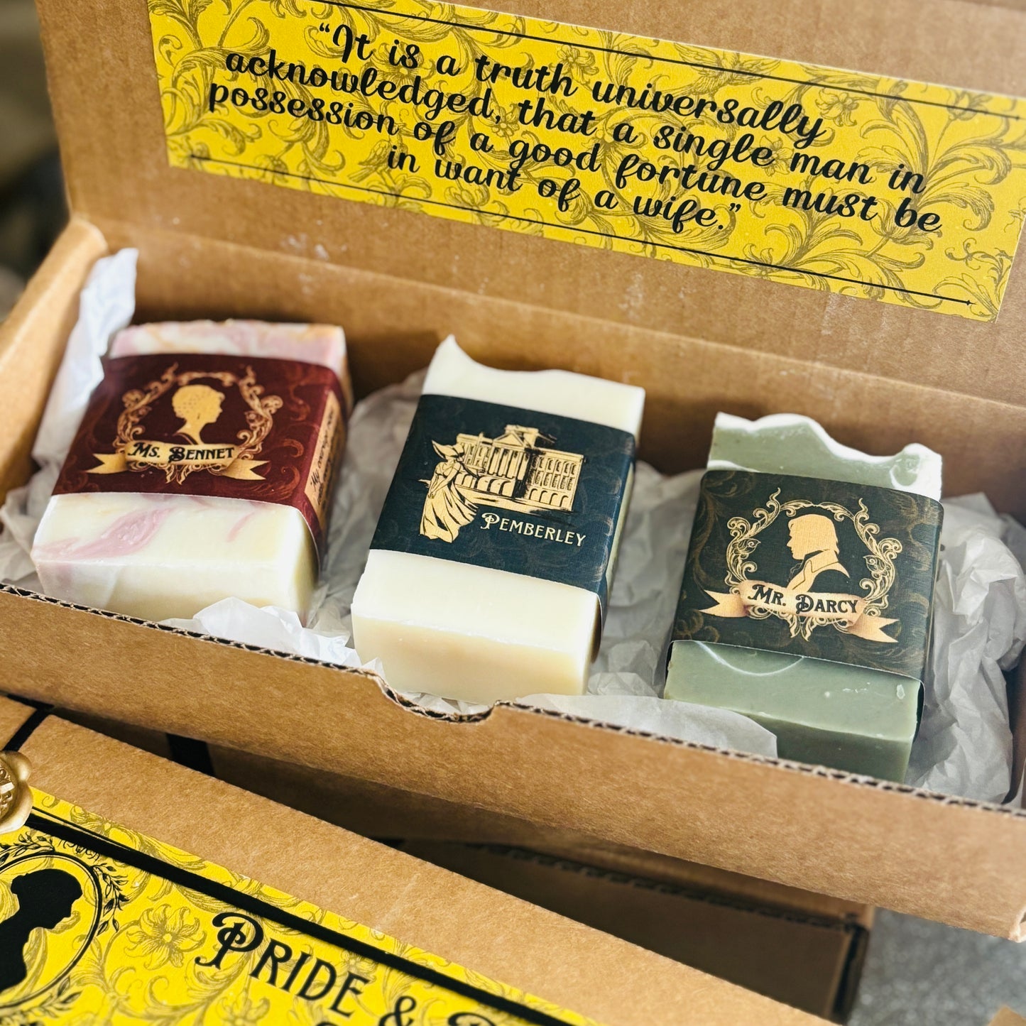 Jane Austen Soap Set